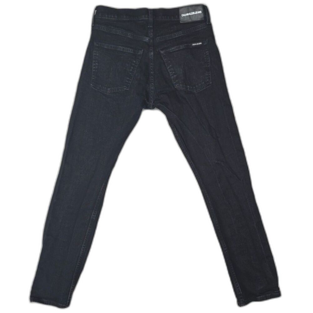 Calvin Klein CKJ 056 Athletic Tapered Men's Jeans Size 28 x 30 In Vintage Black - Picture 6 of 7
